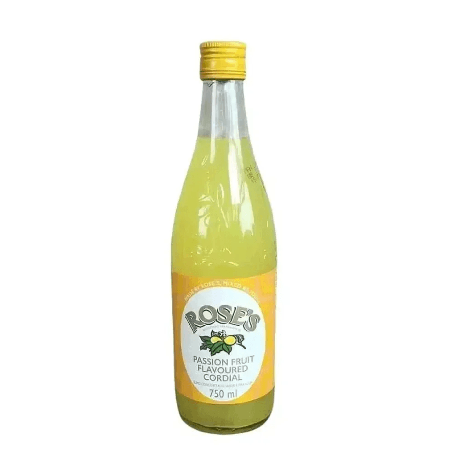 Brookes Roses Cordial - Passionfruit 750ml