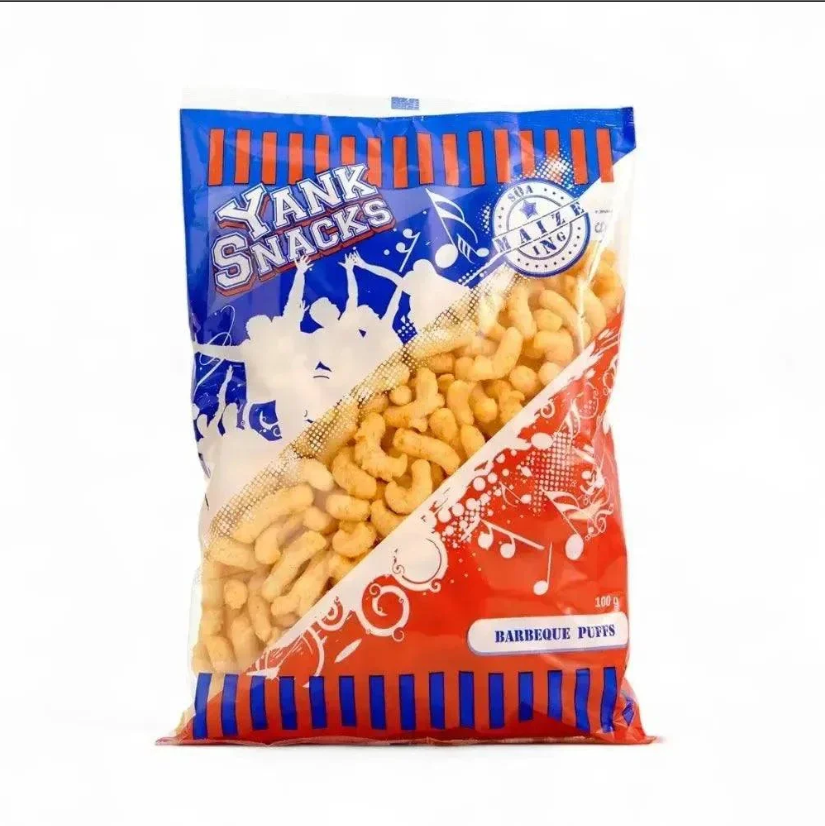 Yank Snacks Maize Puffs BBQ - 100g
