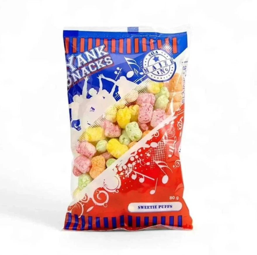 Yank Snacks Maize Puffs Sweetie - 80g