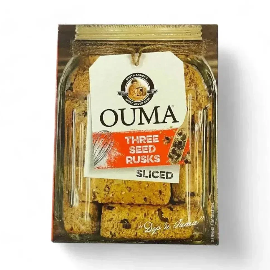 Ouma Rusks - Three Seed (Sliced) - 450g