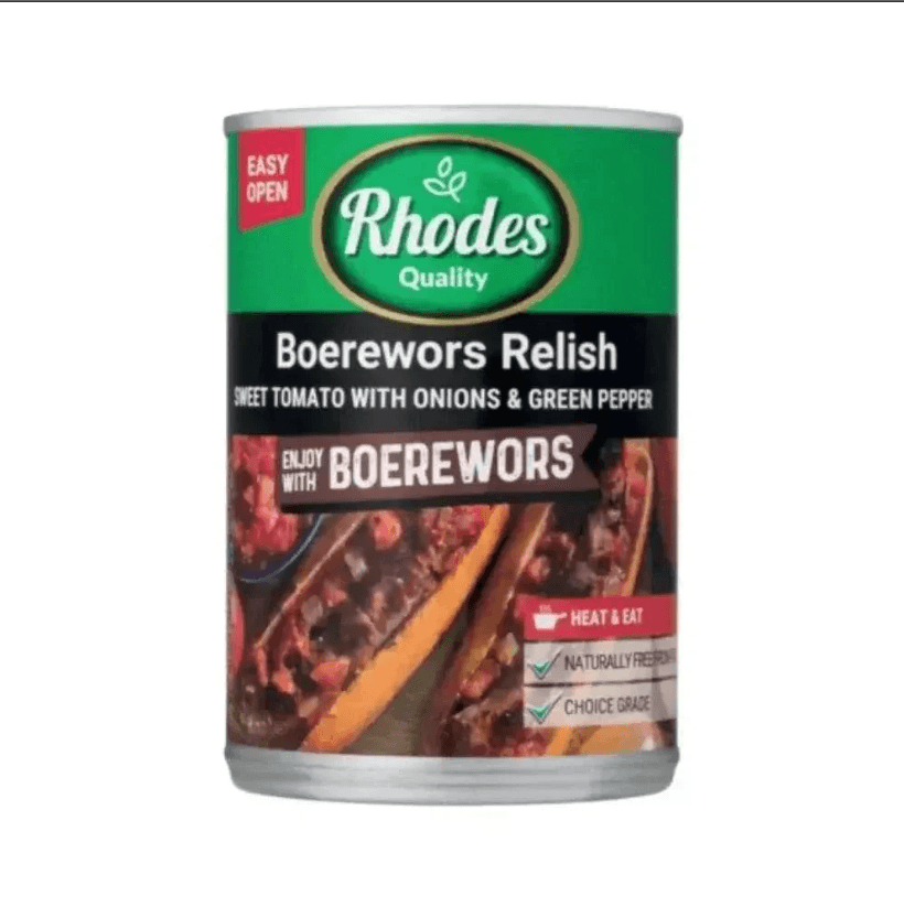 Rhodes Quality Boerewors Relish 410g