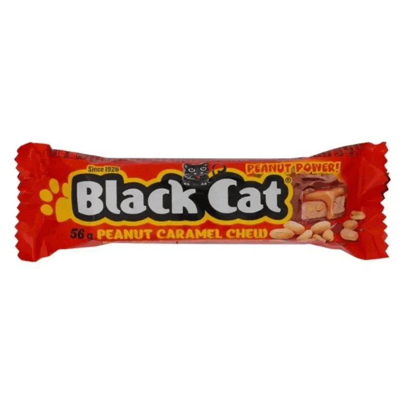 Black Cat Peanut Caramel Bar 56g