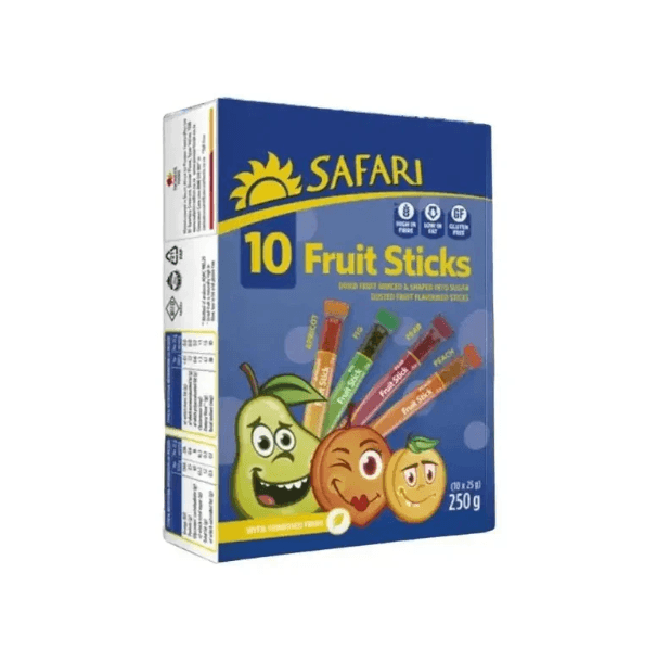 Safari Fruit Sticks 10's