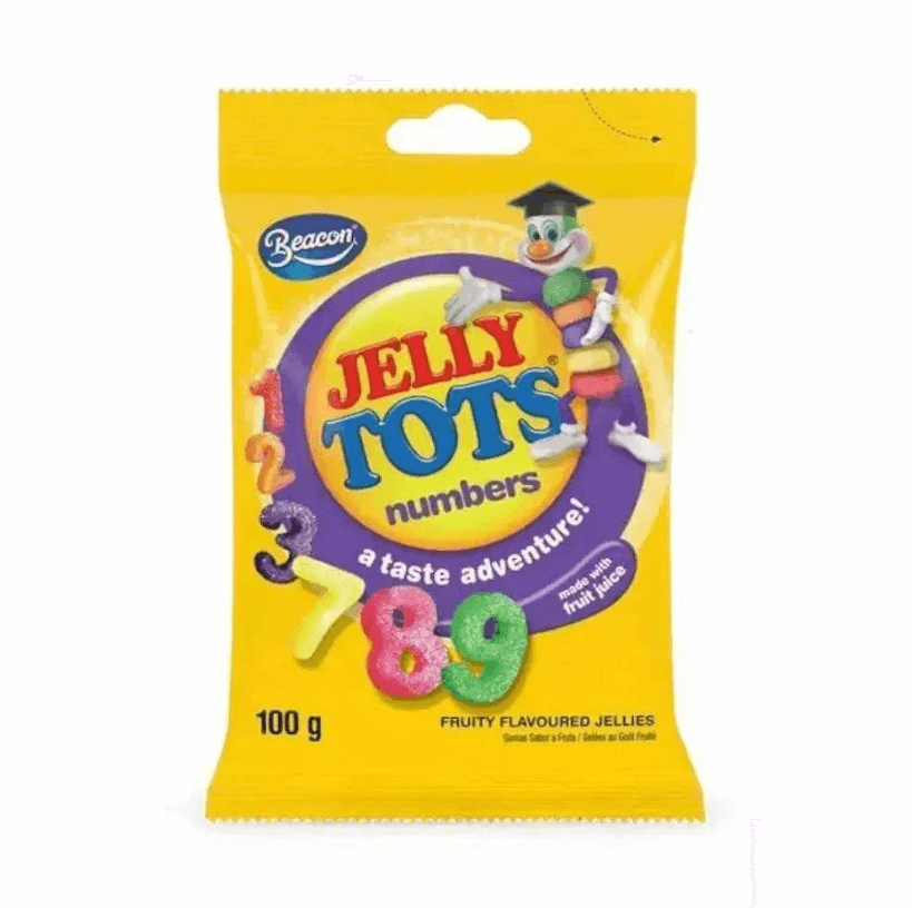 Beacon Jelly Tots - Lick & Learn Numbers 100g