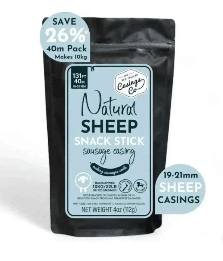Natural Sheep Casings 19-21mm, 40m