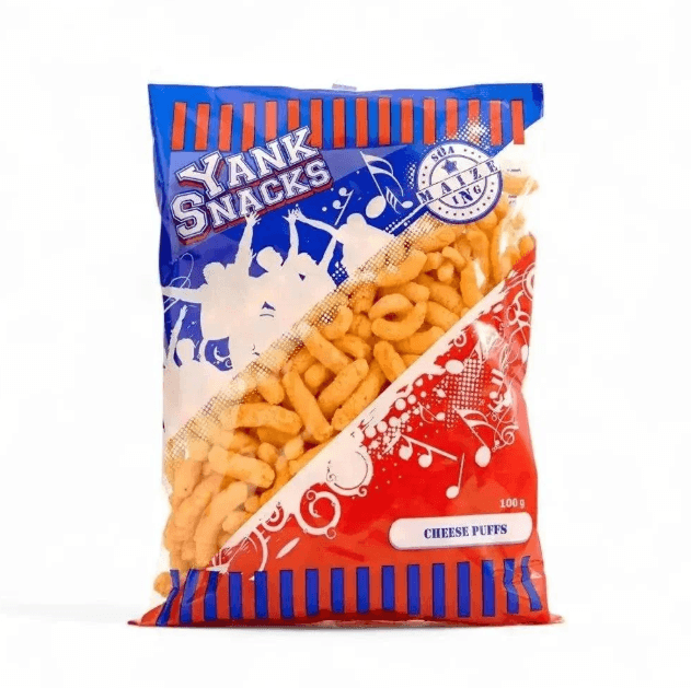 Yank Snacks Maize Puffs Cheese - 100g
