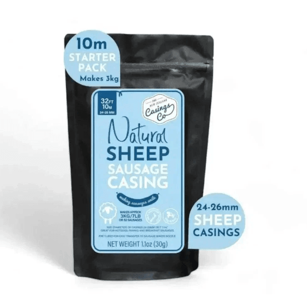 Natural Sheep Casings 24-26mm, 10m