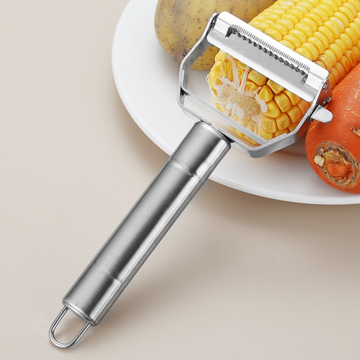 Multi-Purpose Stainless Steel Vegetable Peeler