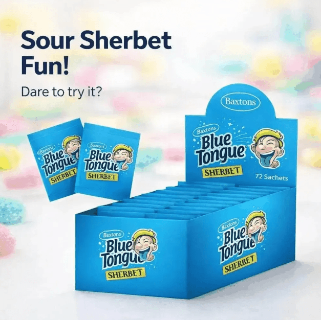 Baxtons Sherbet Blue Tongue - Sold individually