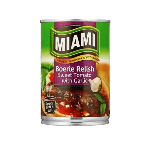Miami Boerie Relish - Sweet Tomato WITH Garlic - 450g