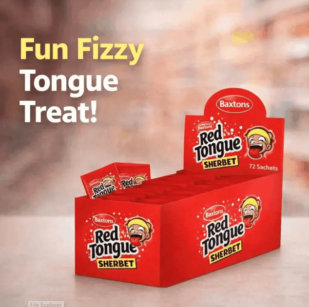 Baxtons Sherbet Red Tongue - Sold individually
