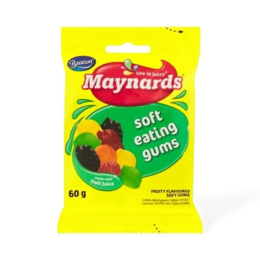 Maynards Soft Fruity Gums - 60g
