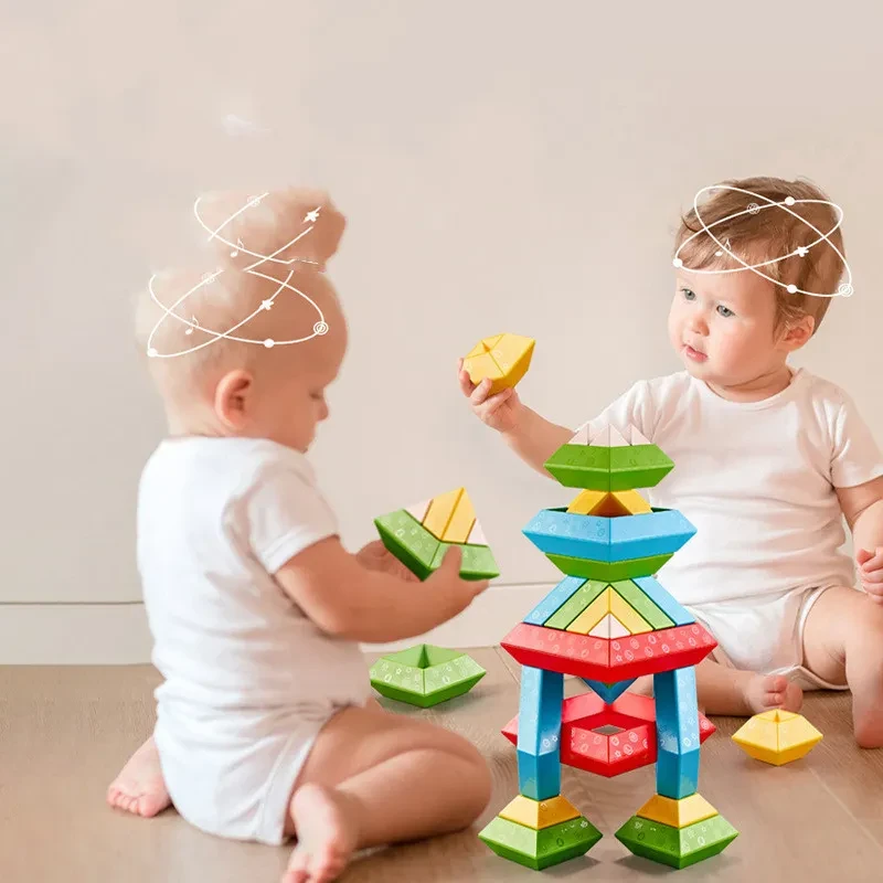 Pyramids Stacking Blocks