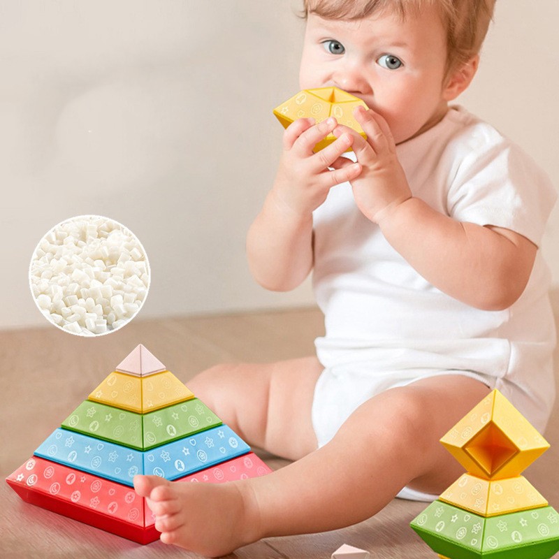 Pyramids Stacking Blocks