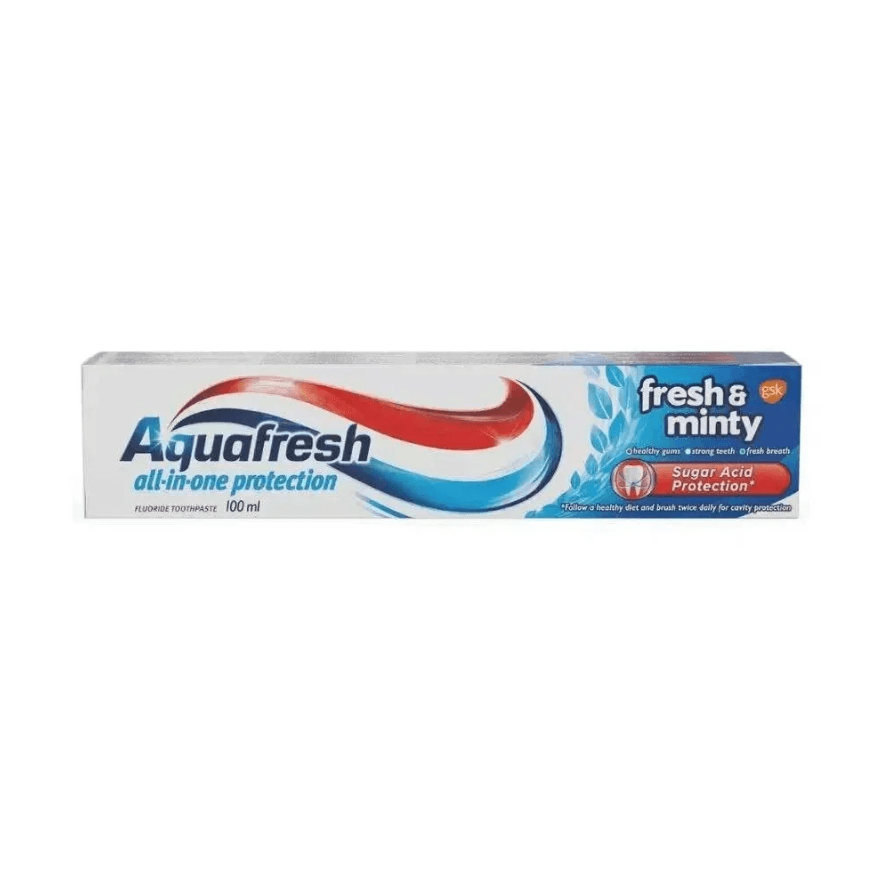 Aquafresh Toothpaste Fresh & Minty (Blue) - 100ml