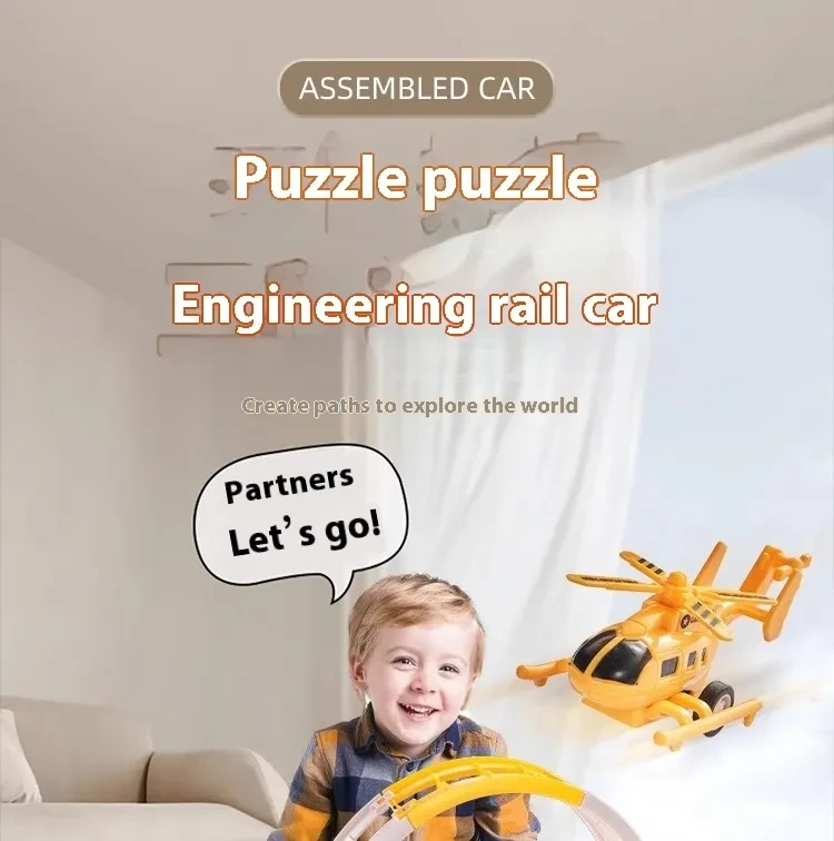 Construction Track Playset Building Toy