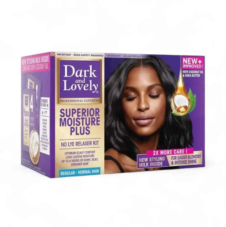Dark & Lovely - Superior Moisture Plus No Lye Relaxer Kit Regular