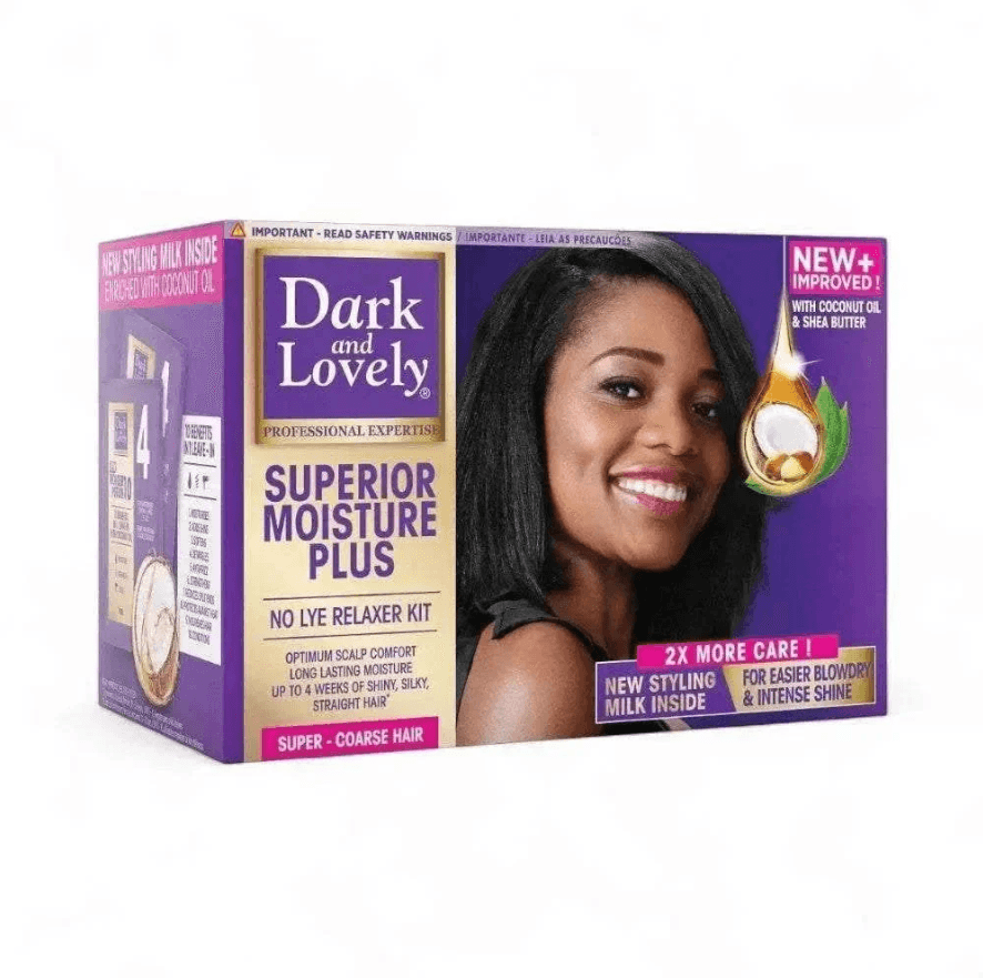 Dark & Lovely - Superior Moisture Plus No Lye Relaxer Kit Super