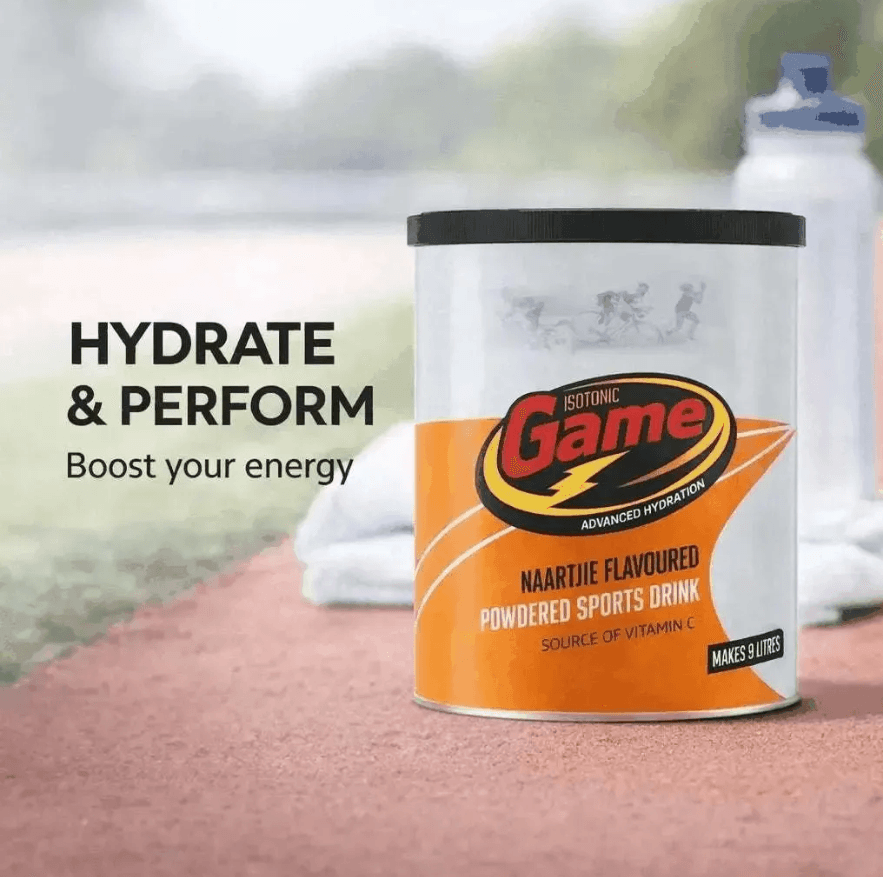 Game Isotonic Naartjie Flavoured Powdered Energy Drink 720g