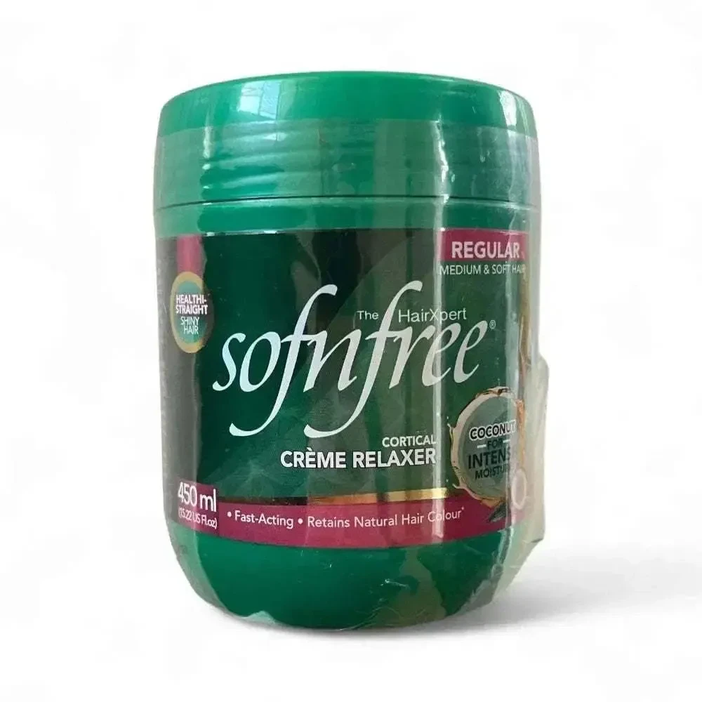Sofn'free Creme Relaxer Regular (Medium & Soft Hair) - 450ml