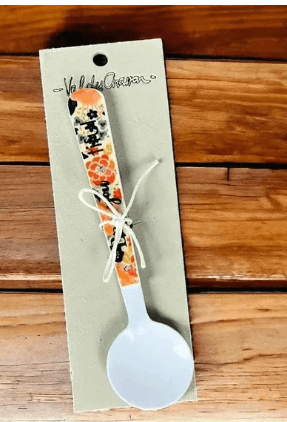 Enamel Printed Sugar Spoon - Be You Tiful