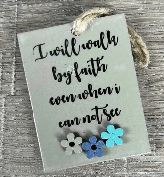 Gift Tag - I Will Walk By Faith