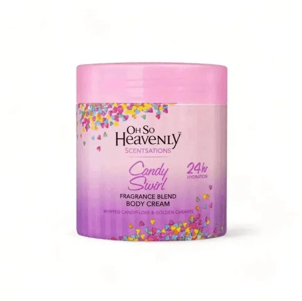 Oh So Heavenly Classic Care Body Cream - Candy Swirl (470ml)