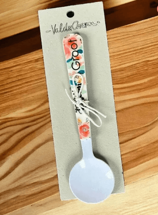 Enamel Printed Sugar Spoon - Droom Groot