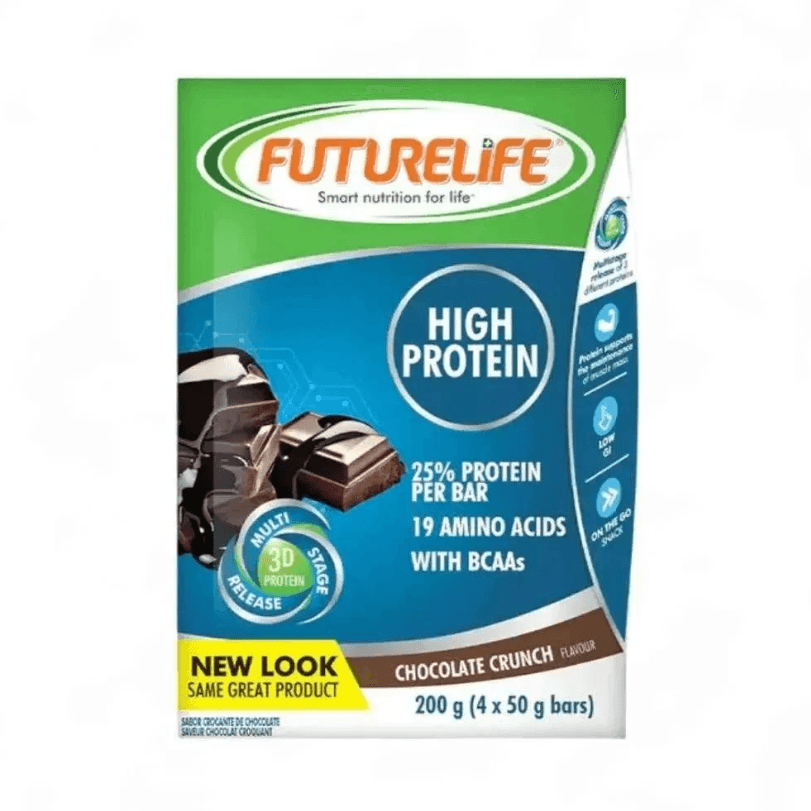 Futurelife Energy High Protein Chocolate Crunch - (4x50g bars)