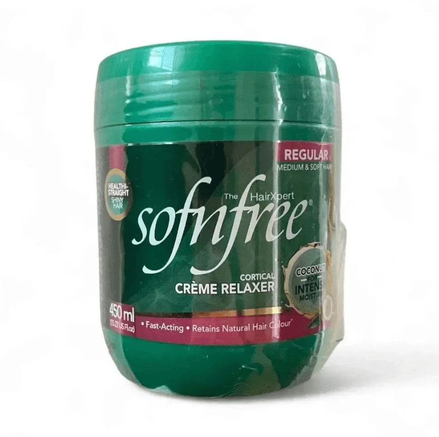Sofn'free Creme Relaxer Regular (Medium & Soft Hair) - 450ml