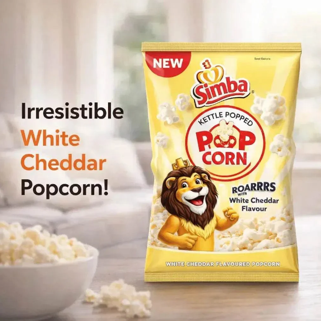Simba Popcorn White Cheddar - 90g