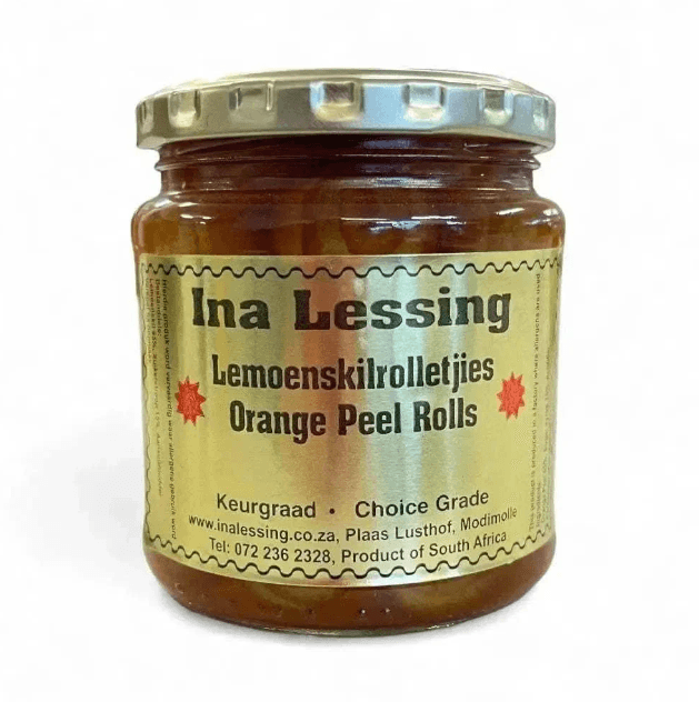 Ina Lessing Marmalade Orange Peel Rolls - 400g