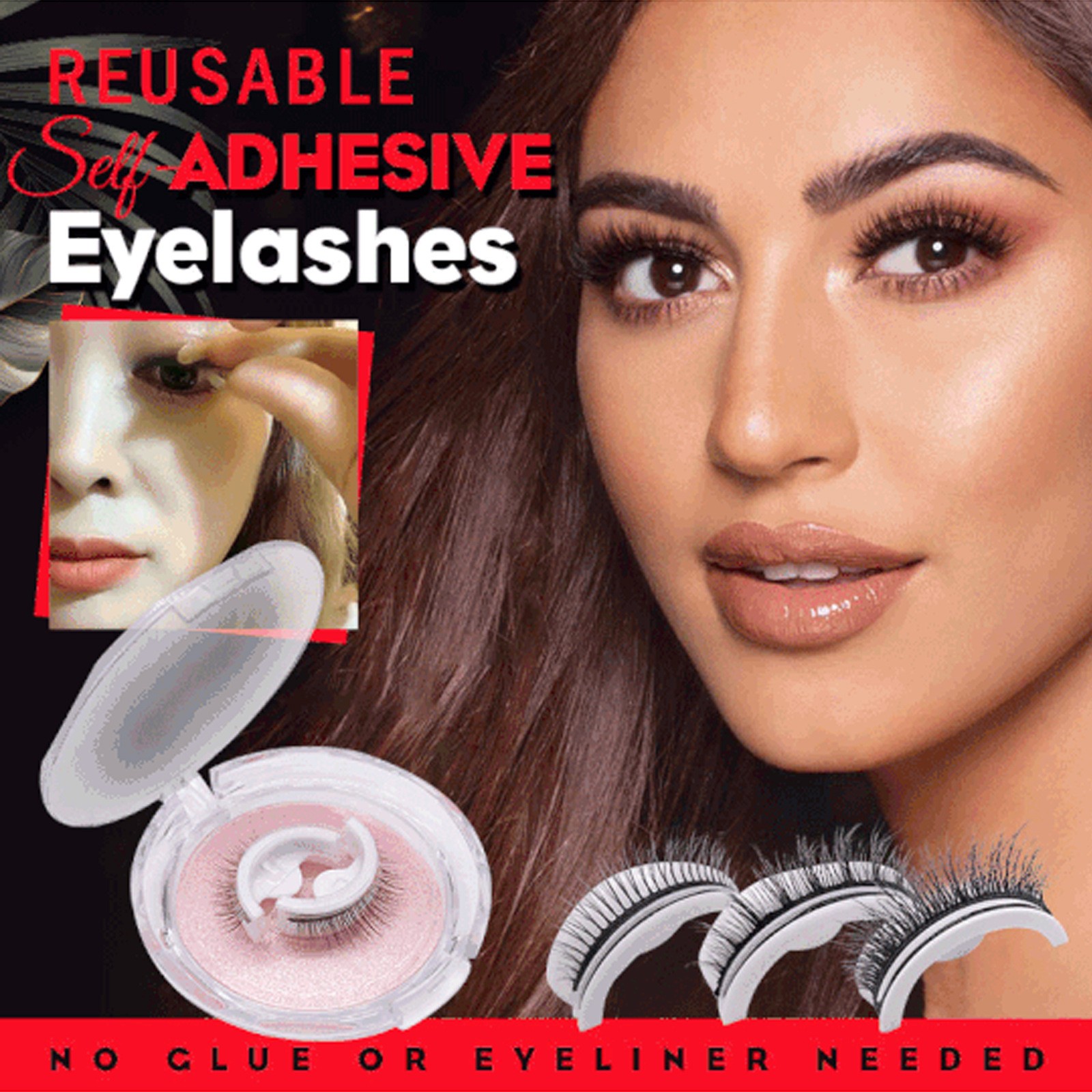 Reusable Adhesive Eyelashes