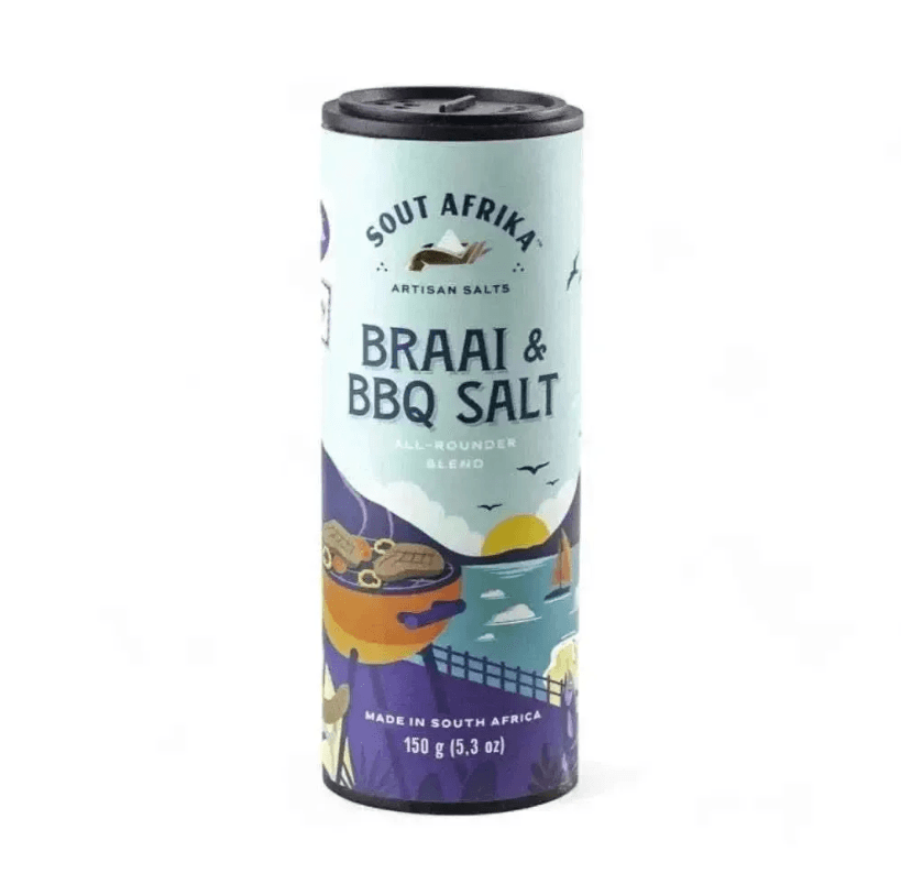 Sout Afrika Artisan Braai & BBQ Salt Shaker - 150g Flavor Boost
