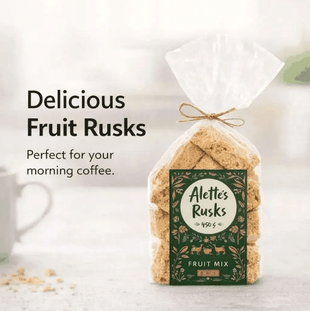 Alette's Rusks - Fruit Mix - 450g