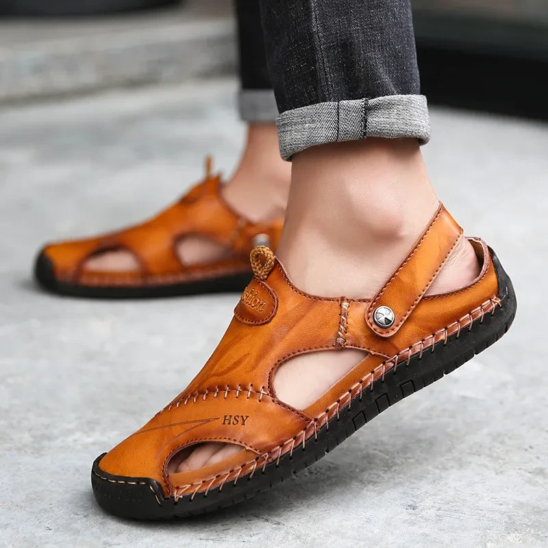 Leather Adjustable Sandals