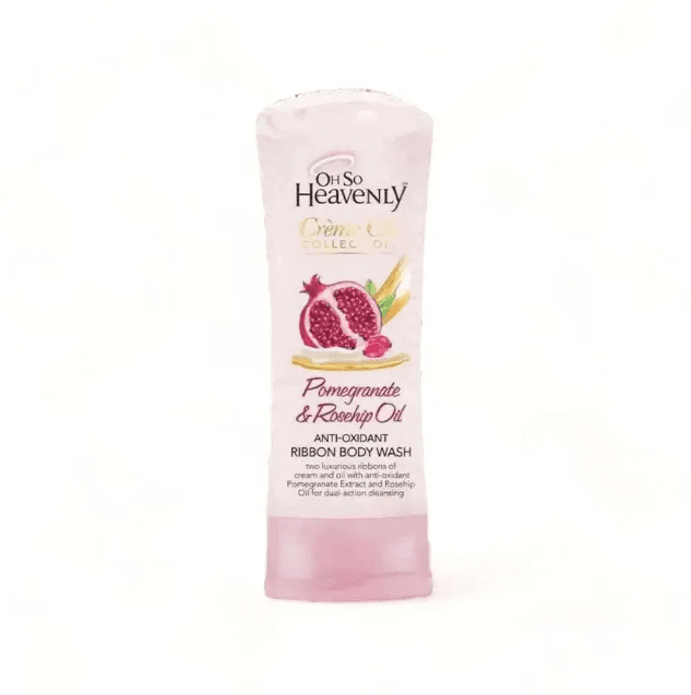 Oh So Heavenly Creme Oil Ribbon Body Wash - Pomegranate & Rosehip Oil (300ml)