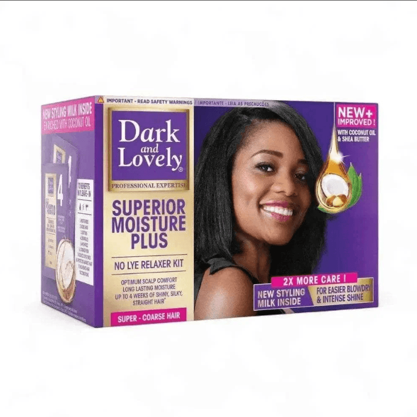 Dark & Lovely - Superior Moisture Plus No Lye Relaxer Kit Super