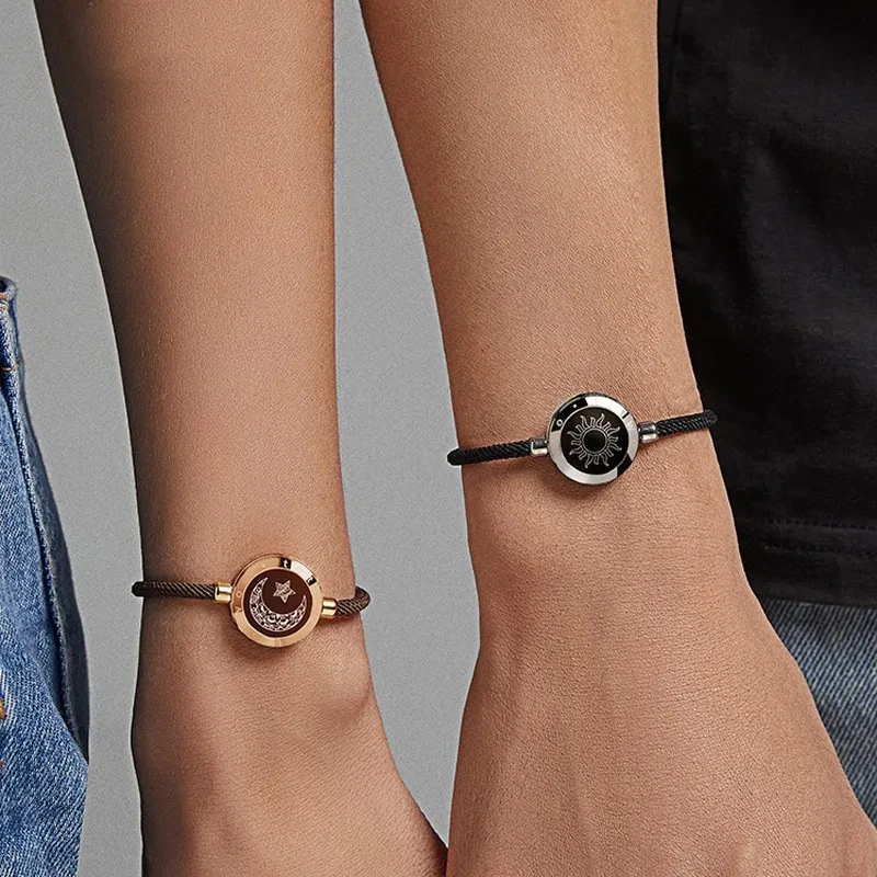 Long Distance Touch Light up&Vibrate Bracelets