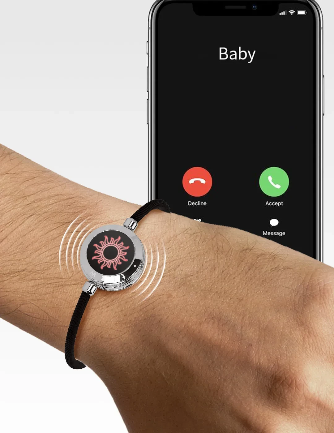 Long Distance Touch Light up&Vibrate Bracelets