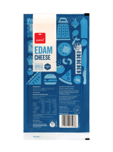 Pams Edam Cheese 1kg