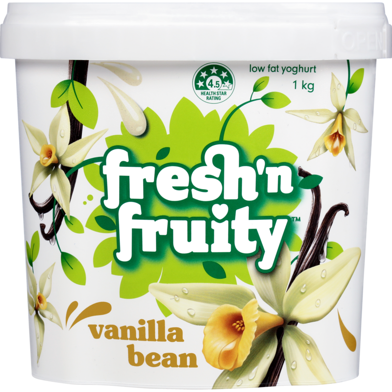 Fresh 'n Fruity Vanilla Bean Yoghurt 1kg