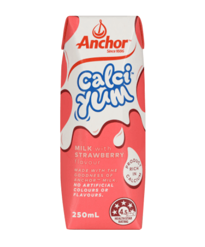 Anchor Calci-Yum Strawberry Flavour Milk 250ml