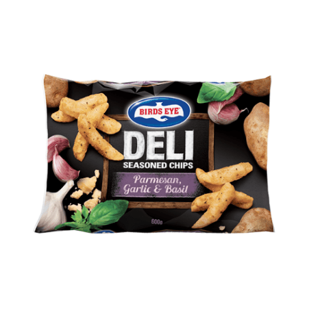 Birds Eye Deli Parmesan Garlic & Basil Chips 600g