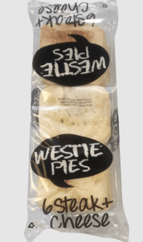 Westie Steak & Cheese Pies 6 x 170g
