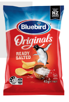 Bluebird Originals Ready Salted Potato Chips 45g