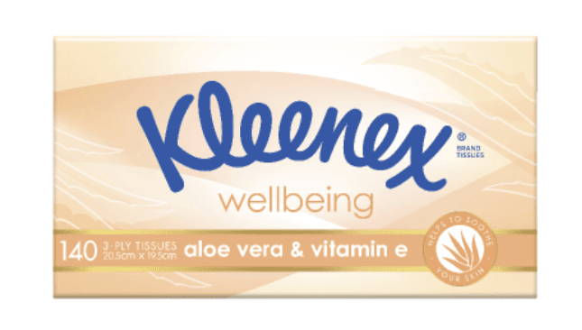 Kleenex Aloe & Vitamin E Facial Tissues 140pk