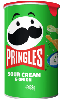 Pringles Sour Cream & Onion Potato Chips 53g