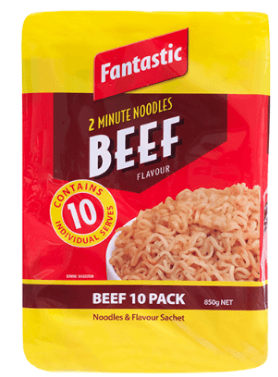 Fantastic Beef Flavour 2 Minute Beef Noodles 850g