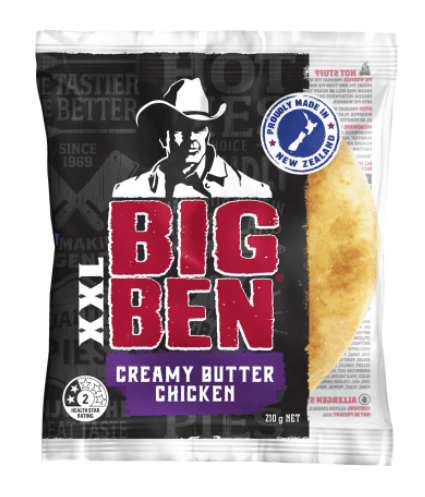 Big Ben XXL Butter Chicken Pie 210g